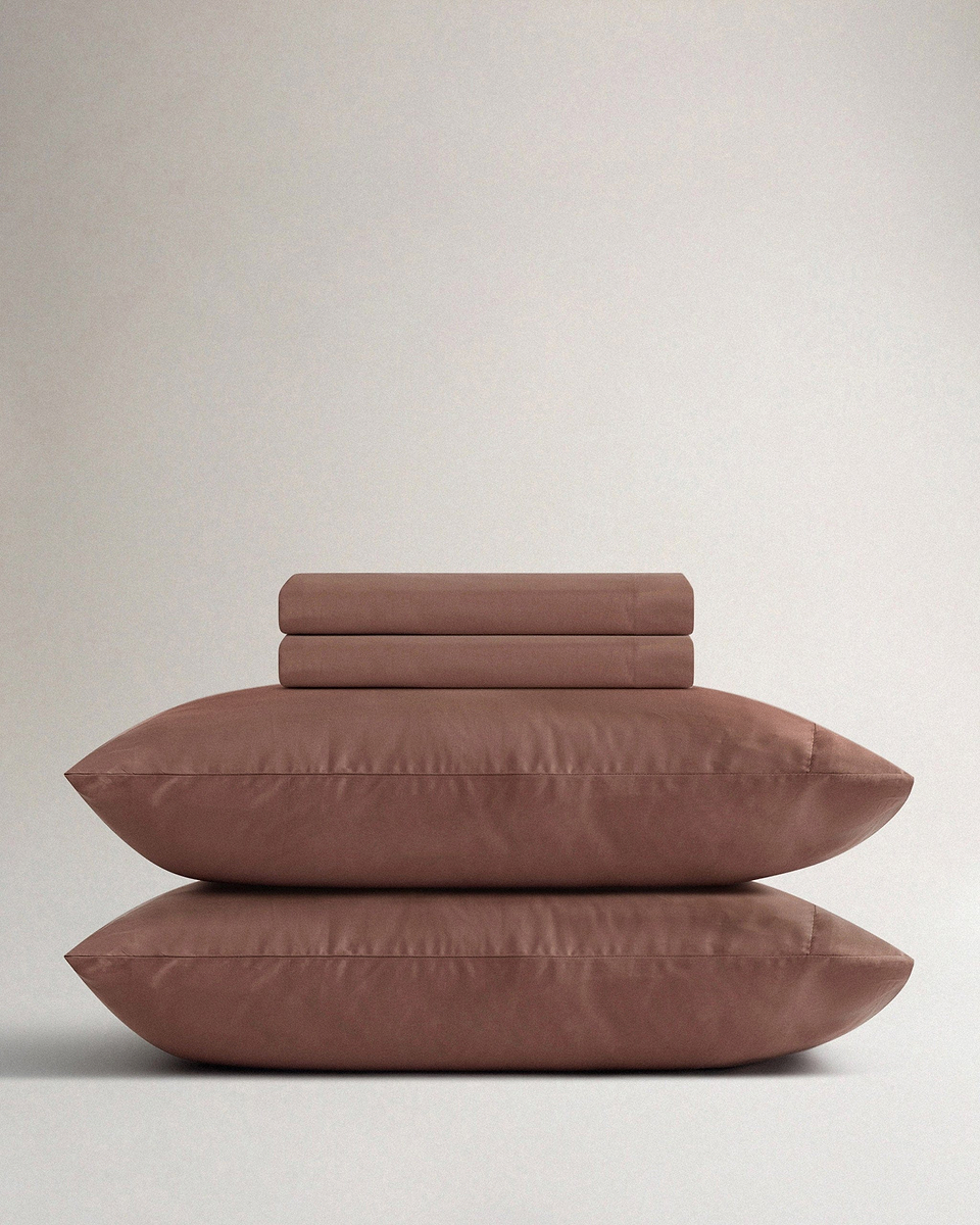 The Soft & Smooth Cotton Sheet Set - Deep Clay
