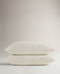 Soft & Smooth Cotton Sateen Pillowcase Set - Buttermilk