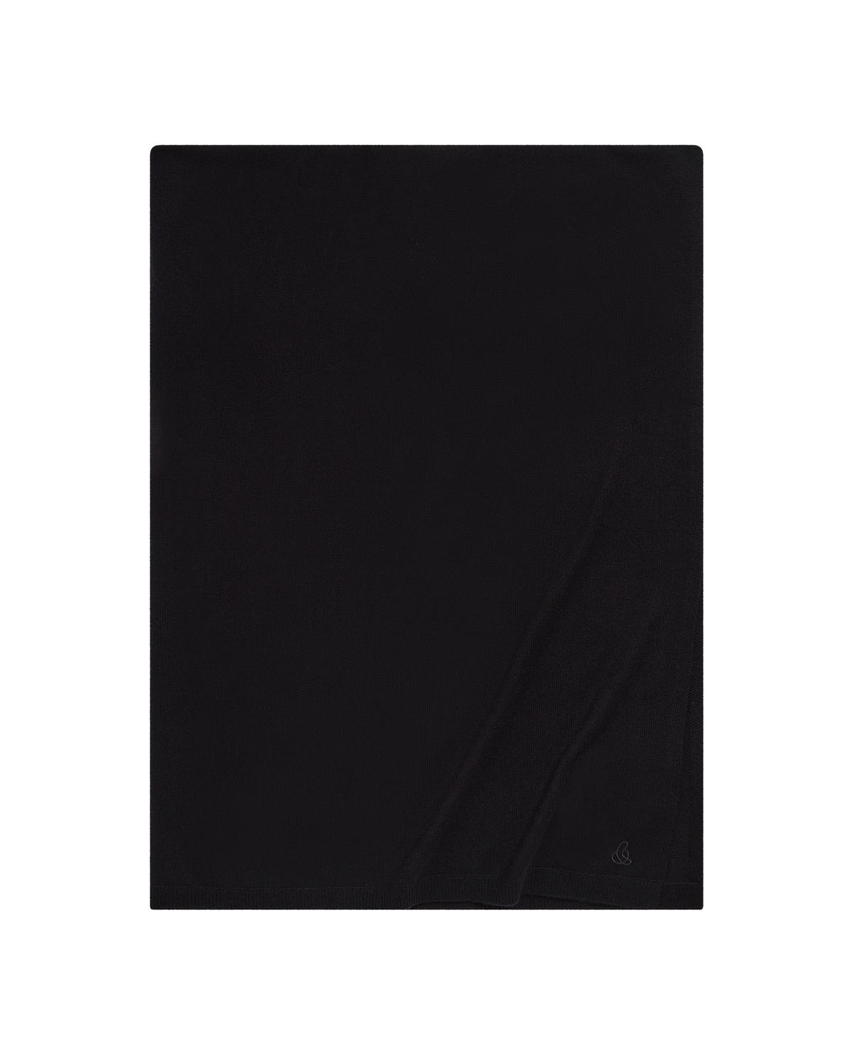 Oversized Finest Cashmere Wrap - Black