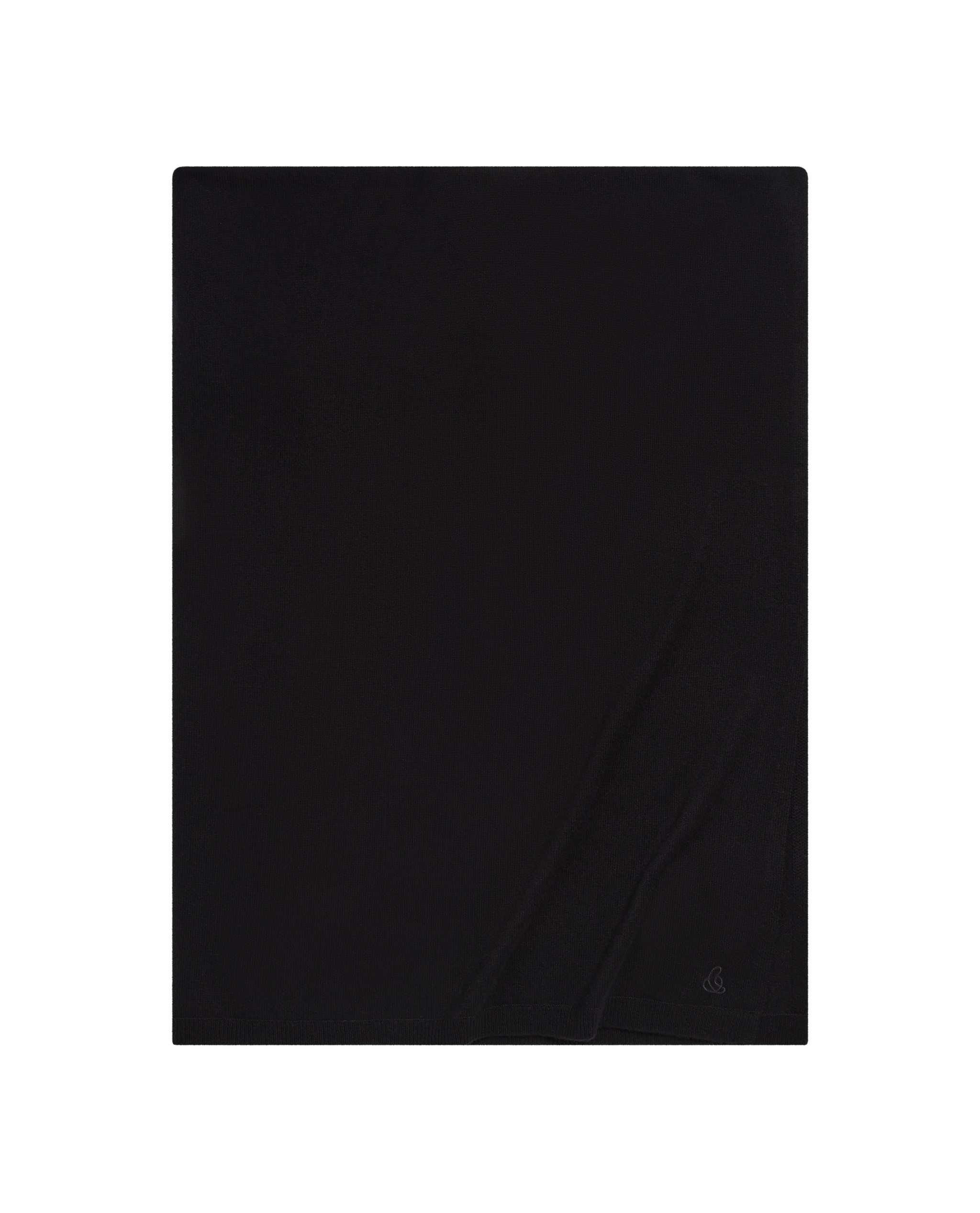 Oversized Finest Cashmere Wrap - Black