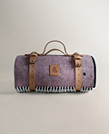 Merino Wool Waterproof Picnic Blanket - Aubergine