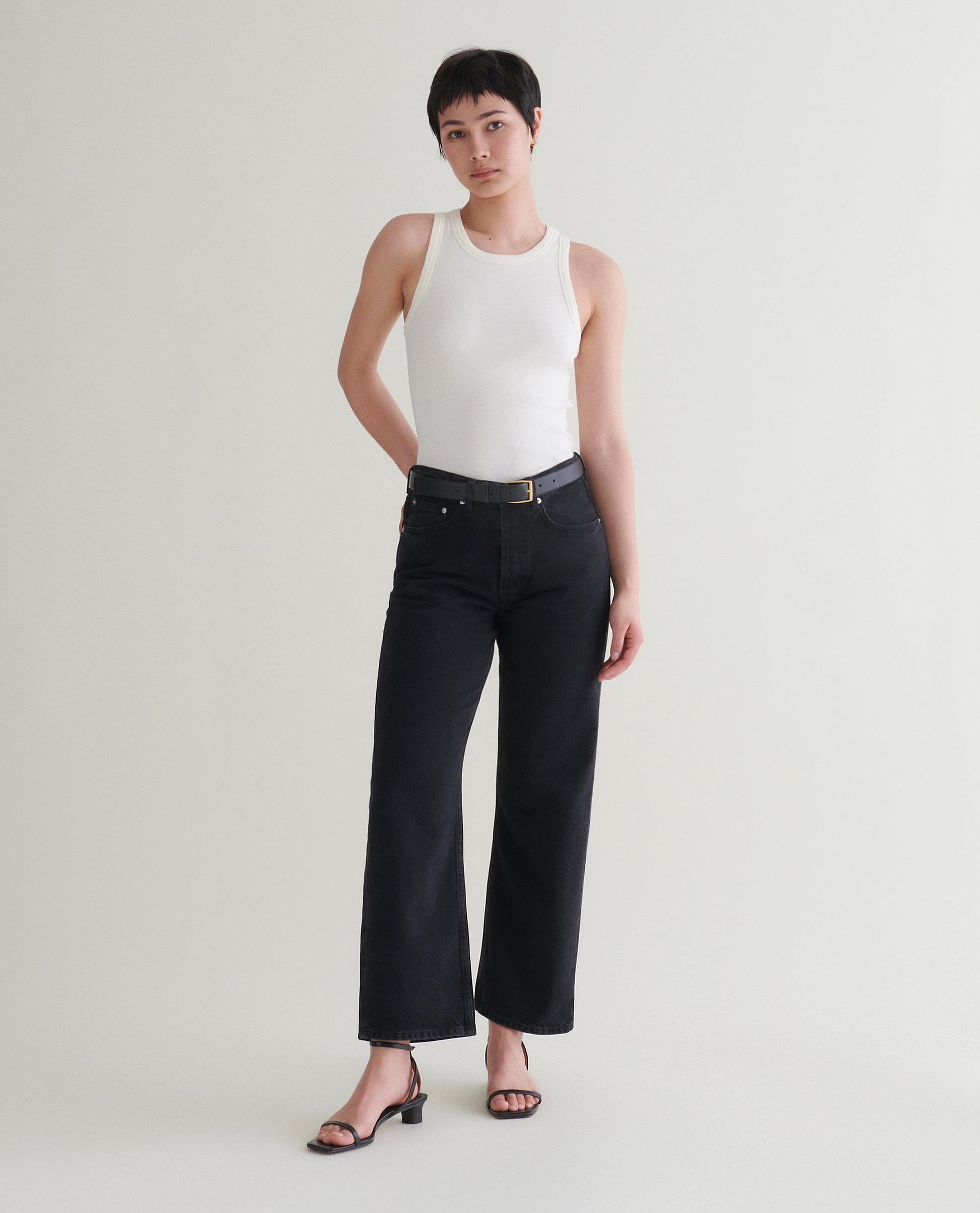 Women's Cotton Racer Vest - Buttermilk