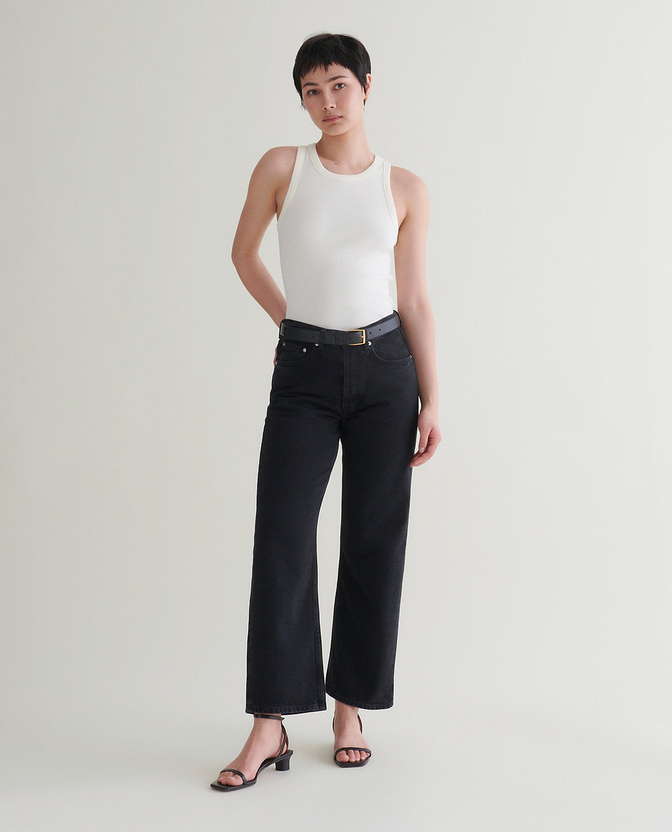 Women's Cotton Racer Vest - Buttermilk