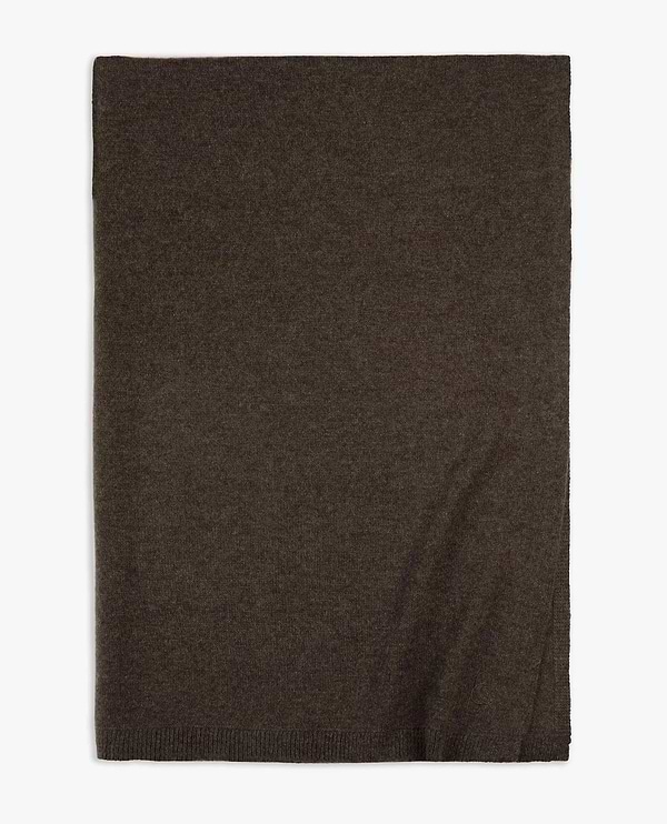 Oversized Finest Cashmere Wrap - Chocolate