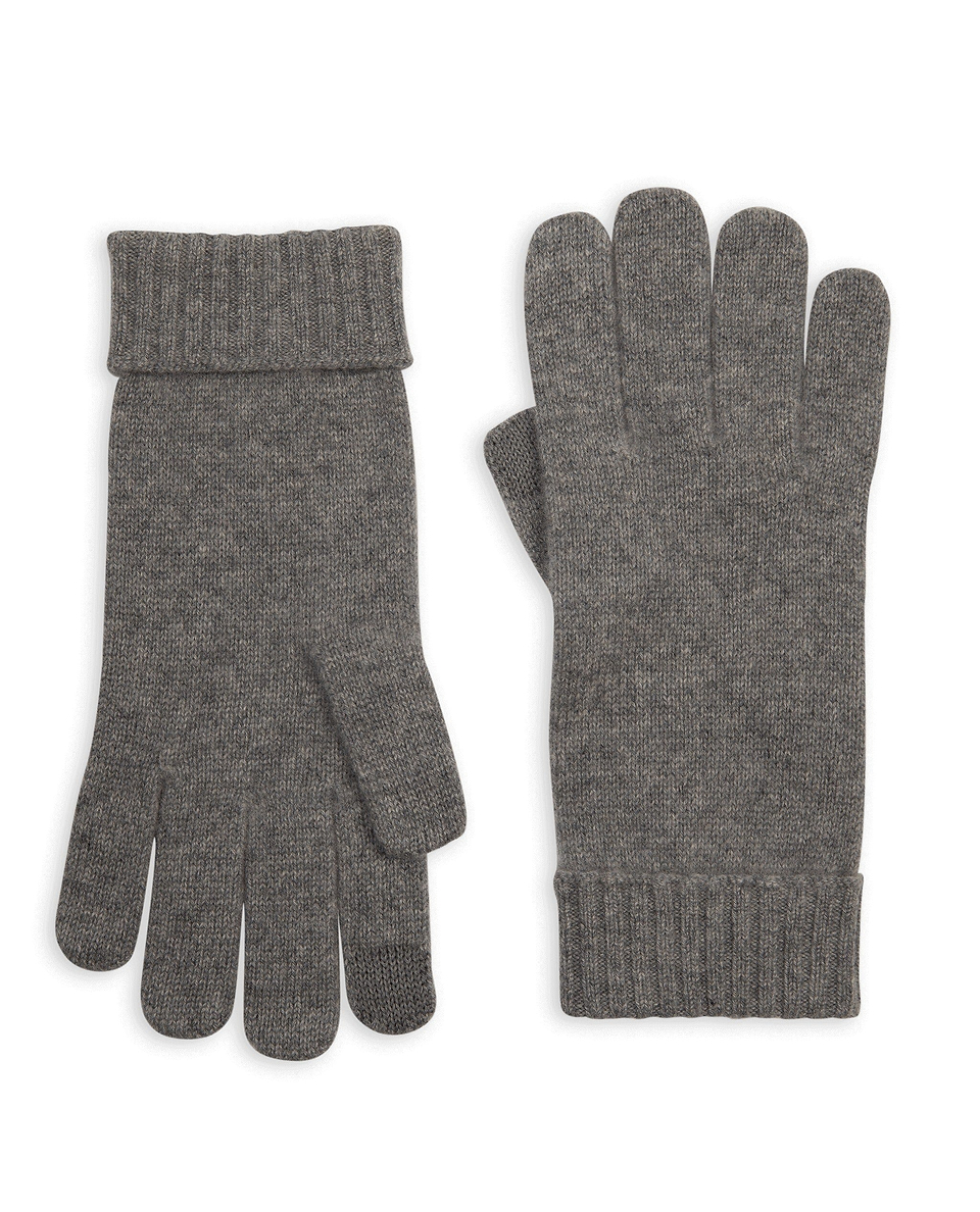 Image 1 of 1 showing Rise & Fall's Men's Finest Cashmere Gloves in grey.