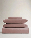 Crisp & Cool Organic Cotton Duvet Set - Clay