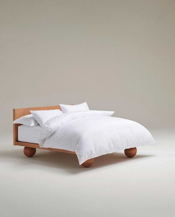 Crisp & Cool Organic Cotton Duvet Set - White