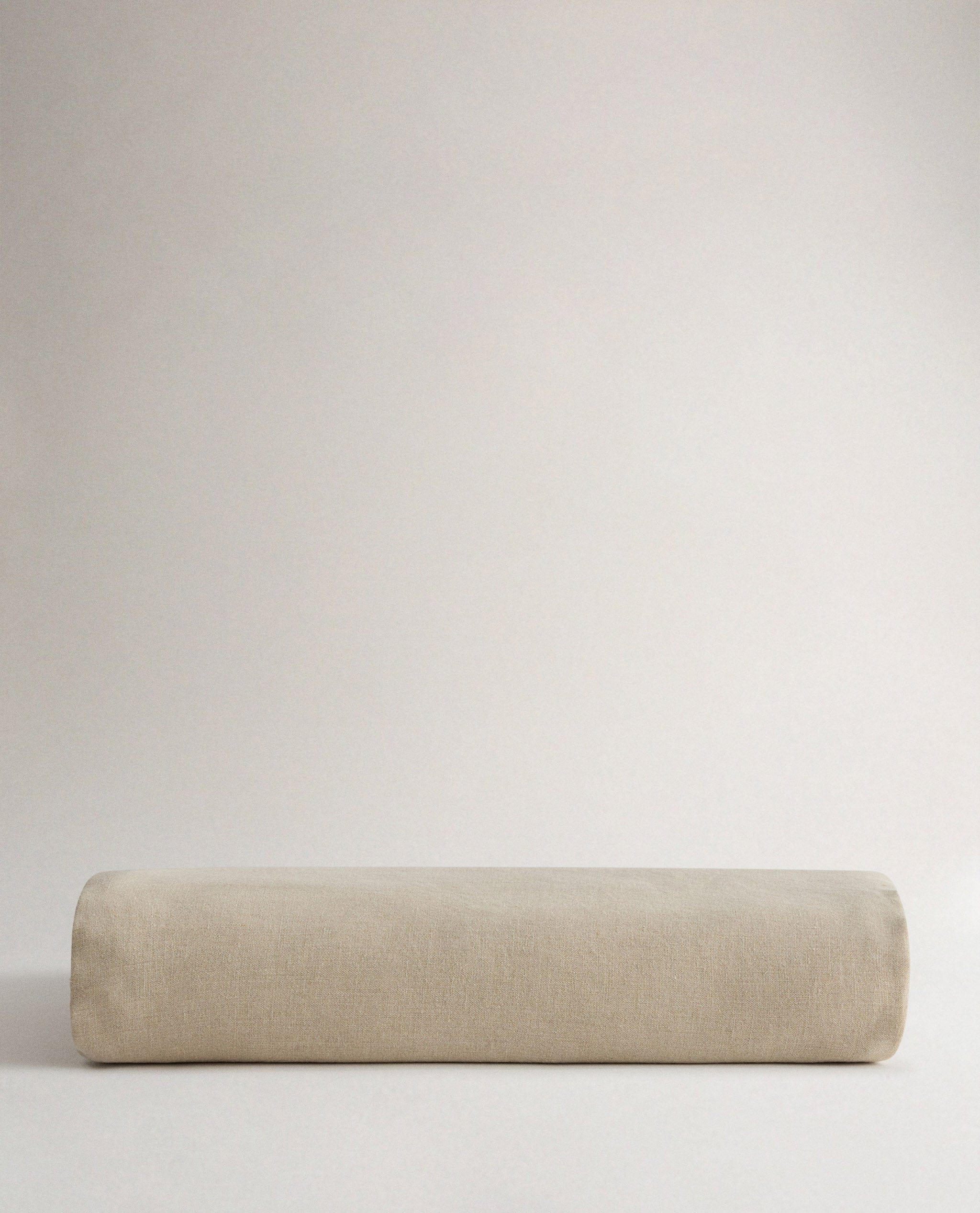 Image 2 of 3 showing Relaxed & Refined European Flax™ Linen Duvet Cover, colour: natural.