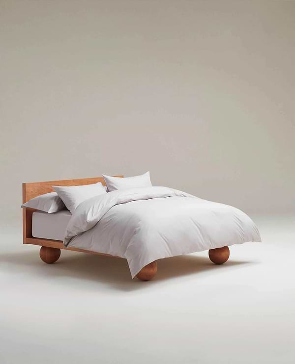 Crisp & Cool Organic Cotton Duvet Set - Pebble
