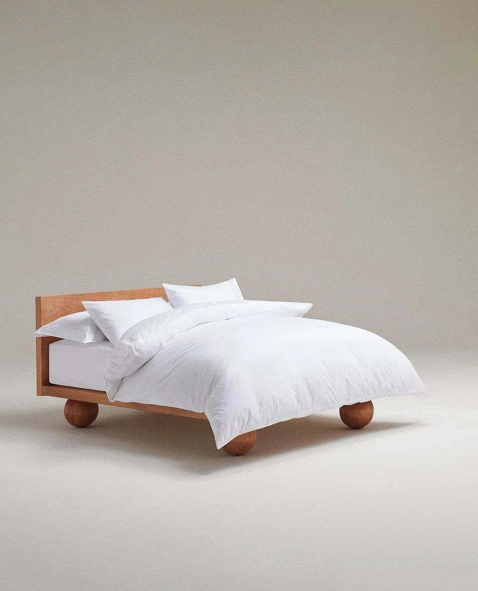 Soft & Smooth Cotton Deluxe Duvet Bundle - White - King