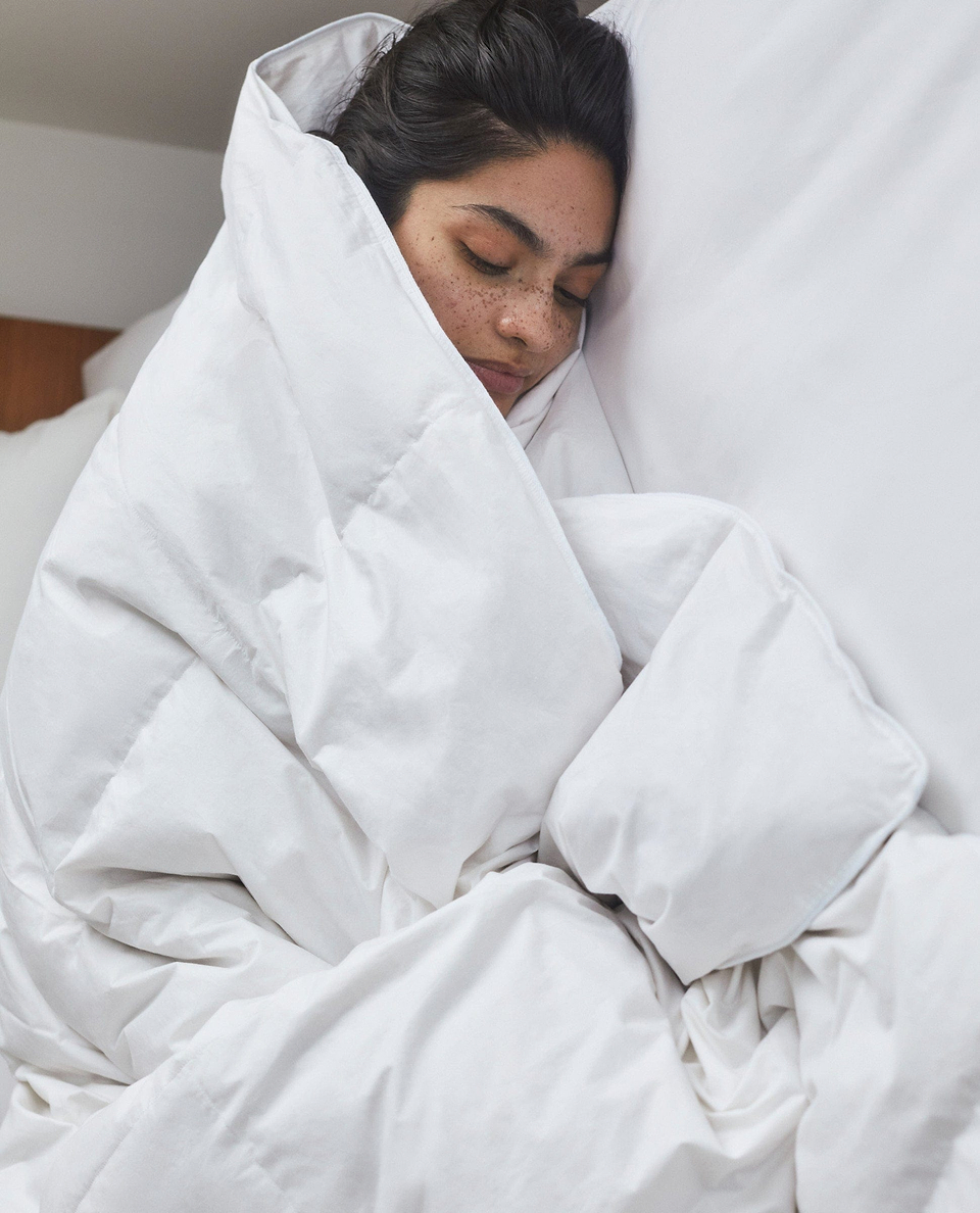 Image 3 of 3 showing Rise & Fall's Recycled Down Duvet.