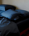 The Crisp & Cool Organic Cotton Duvet Set - Mood Indigo