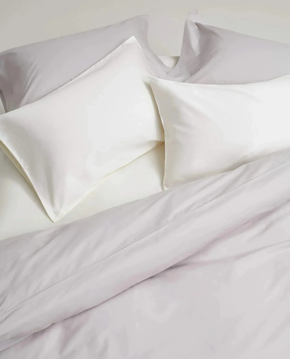 Soft & Smooth Cotton Deluxe Duvet Bundle - Pebble - Queen