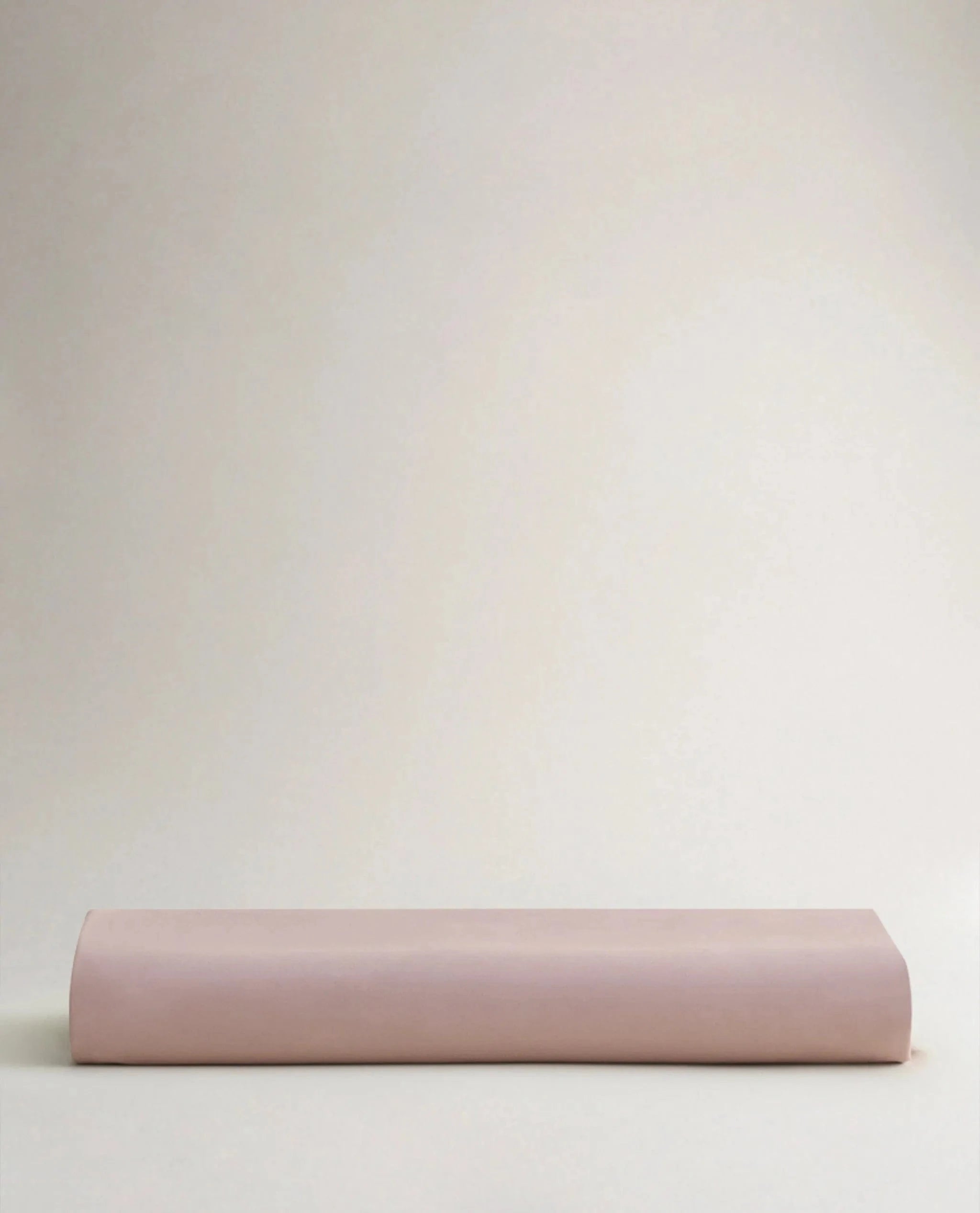 Image 5 of 6 showing Rise & Fall's Crisp & Cool organic cotton fitted sheet in clay.