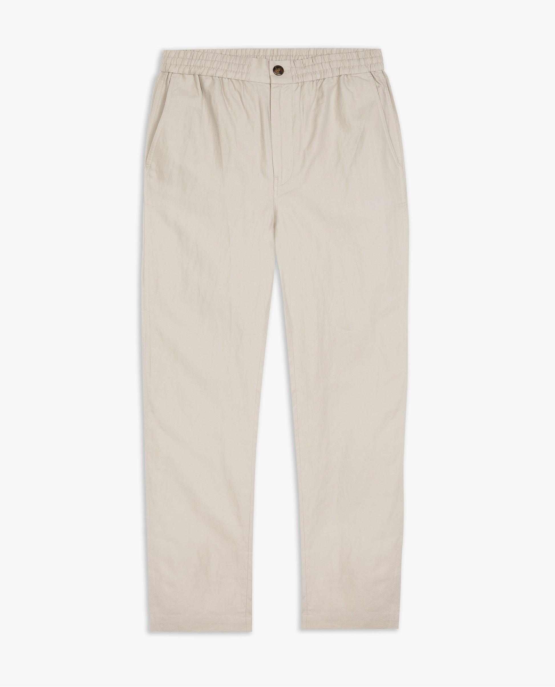 Men's All Rounder French Linen Trouser - Stone