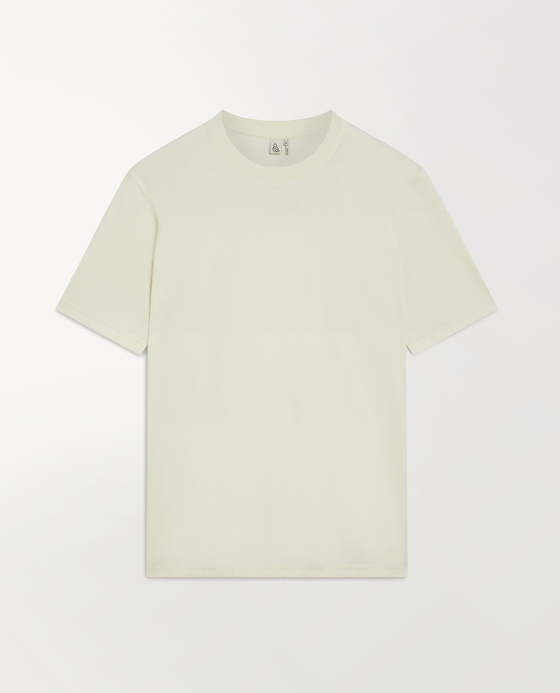 Men's Classic Cotton Crew Neck T-shirt - Parchment