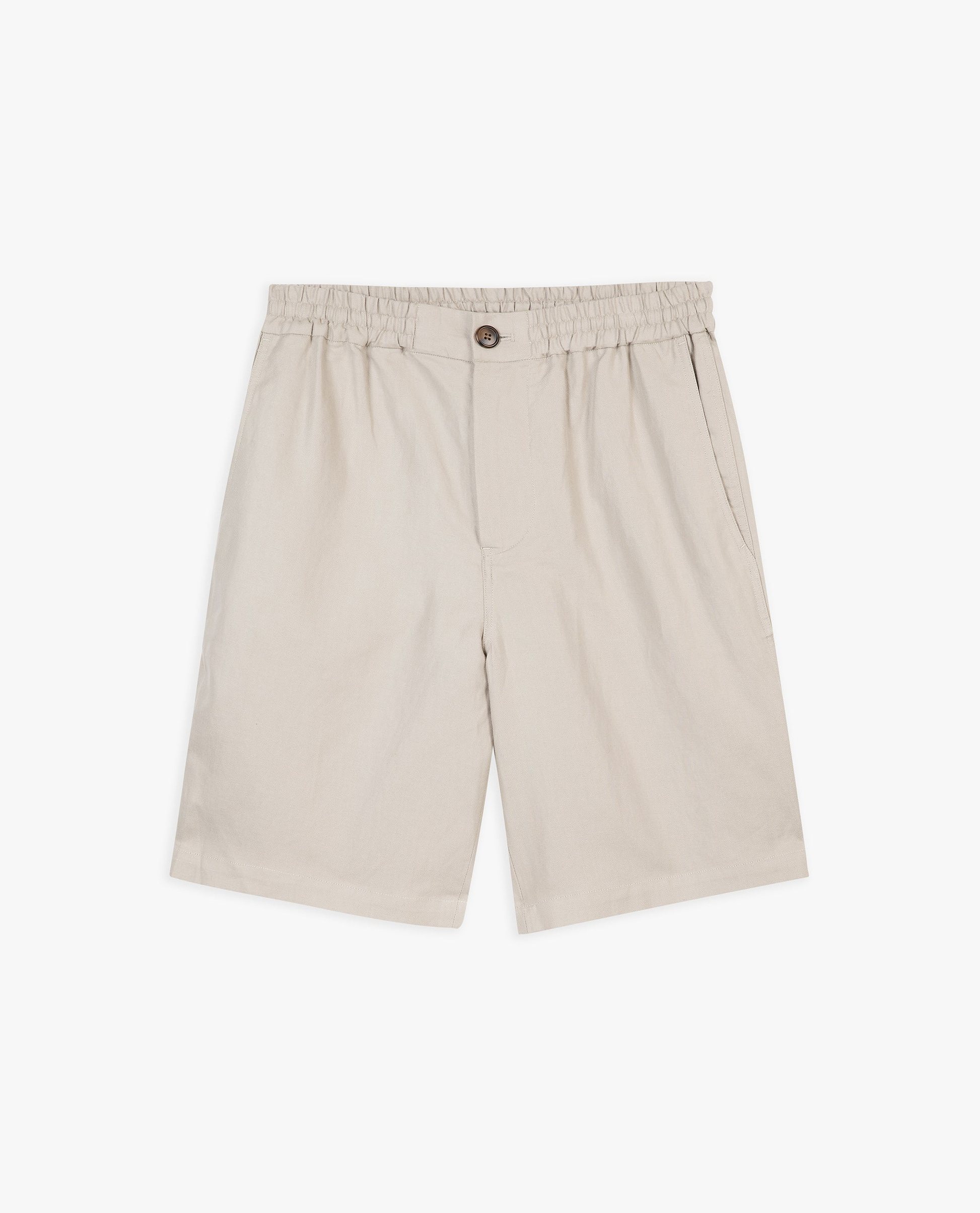 Men's French Linen Shorts - Stone