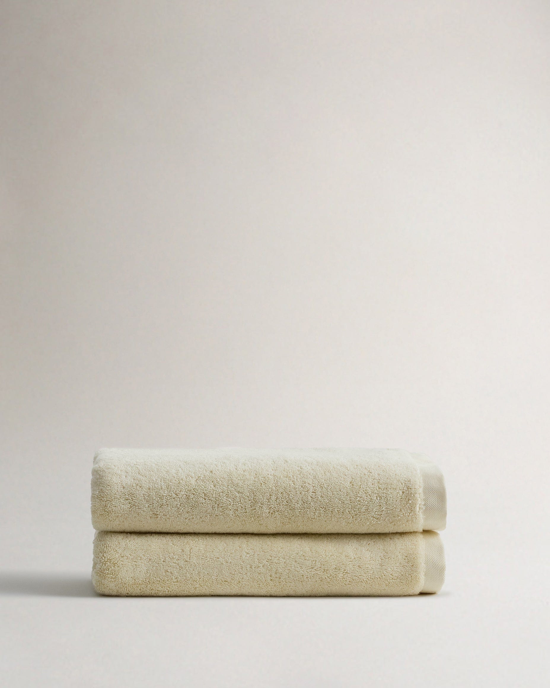 Rise & Fall's buttermilk ultra-absorbant Turkish cotton bath towel