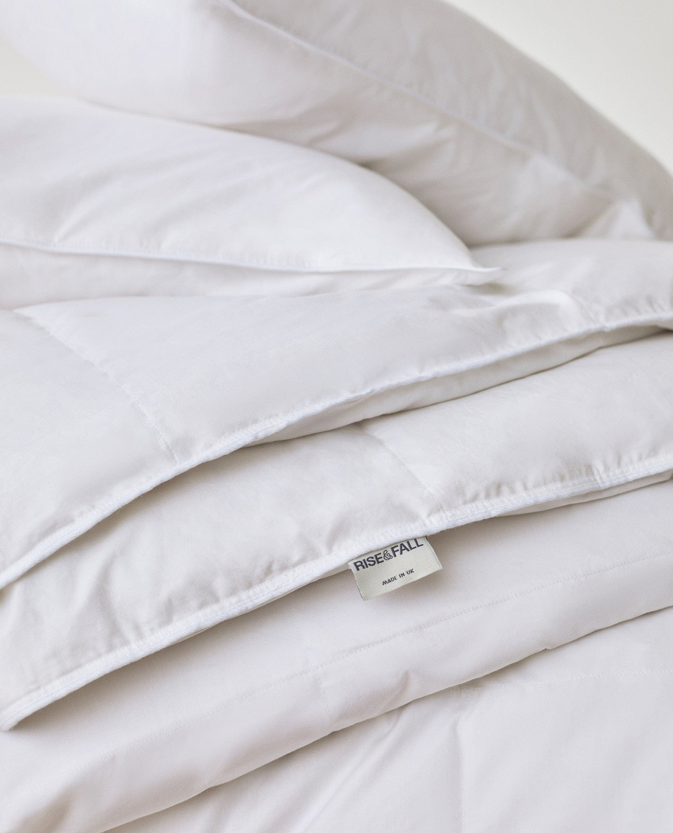 Rise & Fall Recycled Down Duvet & Pillows.