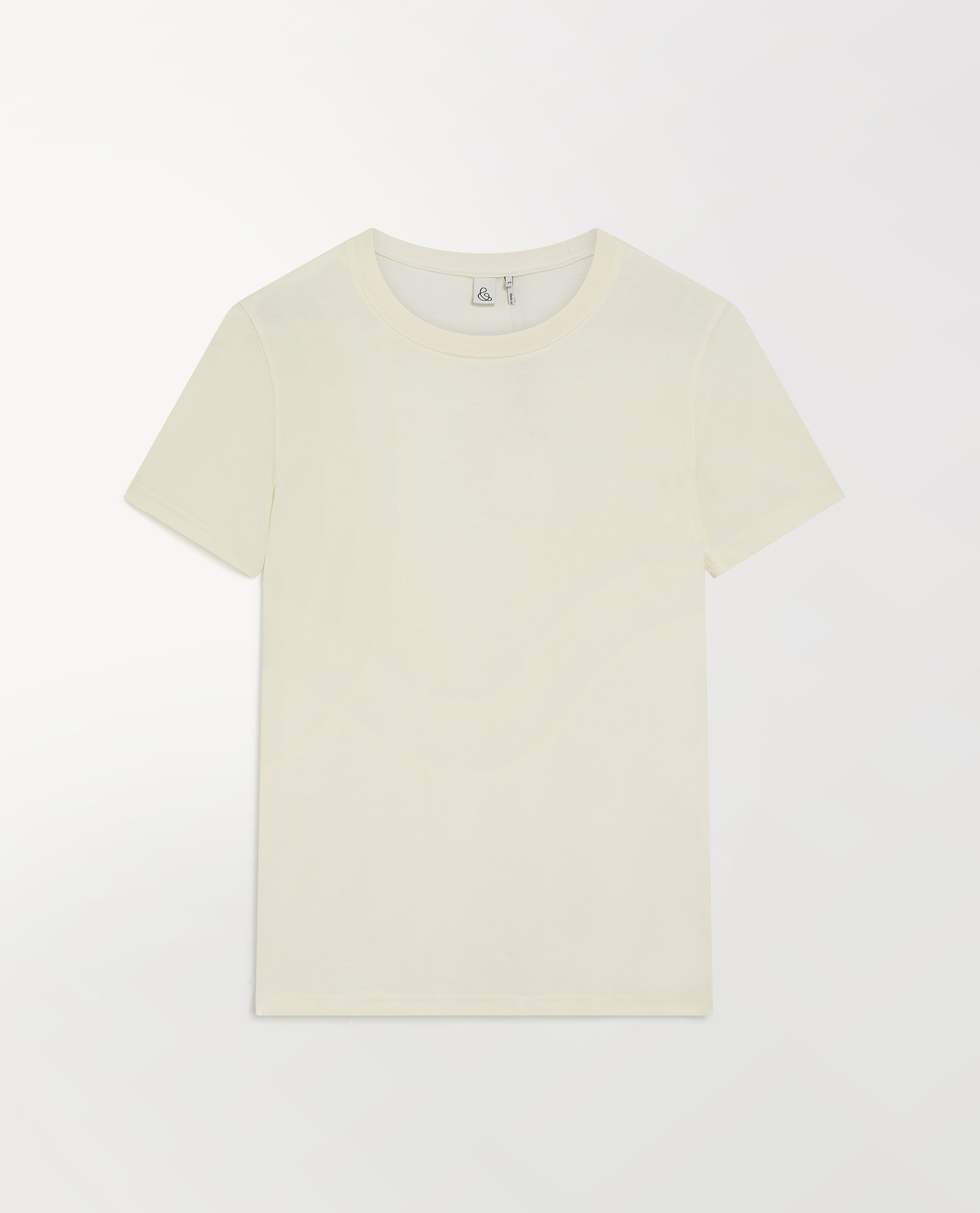 Classic Cotton Crew Neck T-shirt - Buttermilk