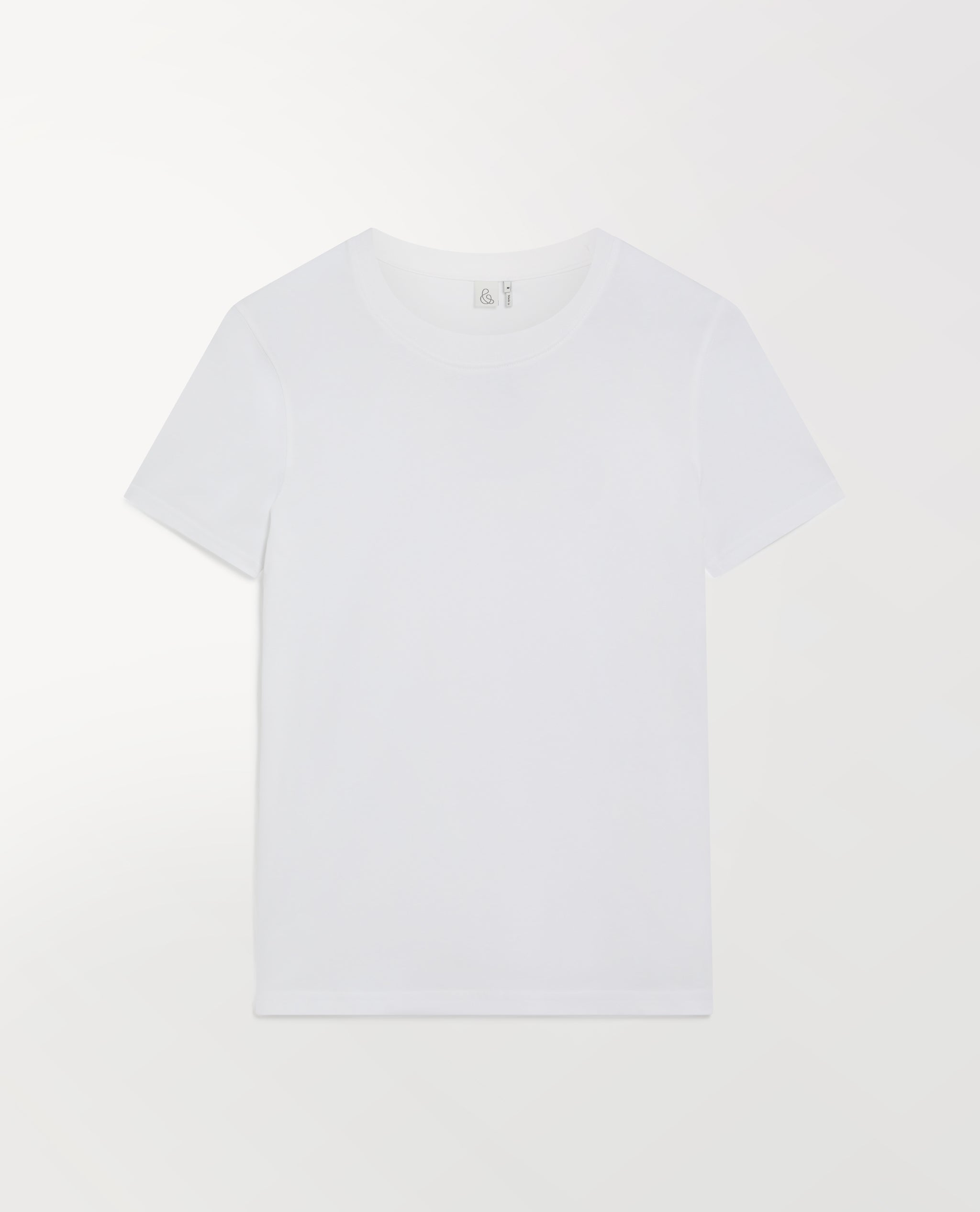 Classic Cotton Crew Neck T-shirt - White