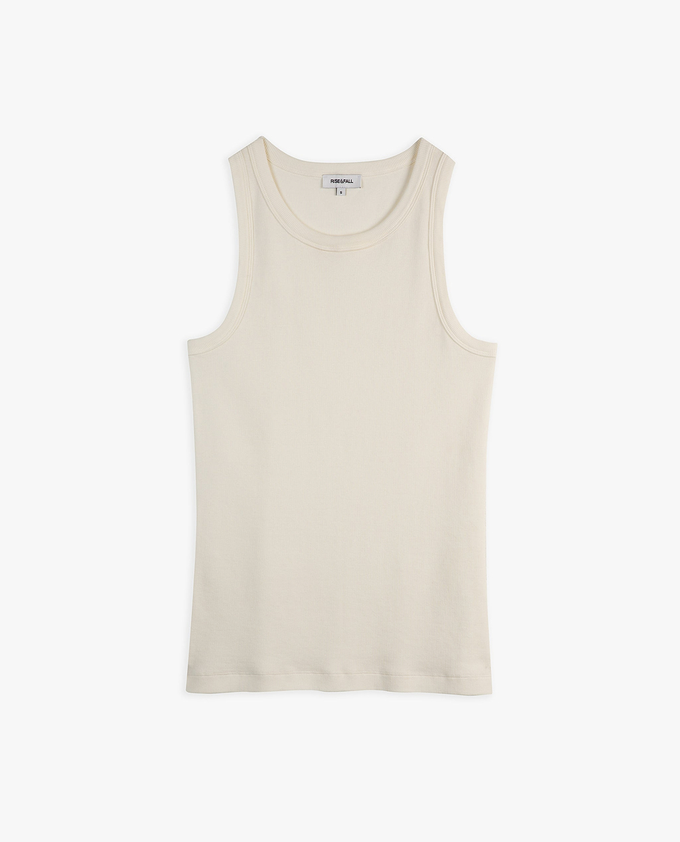 Women's Cotton Racer Vest - Buttermilk