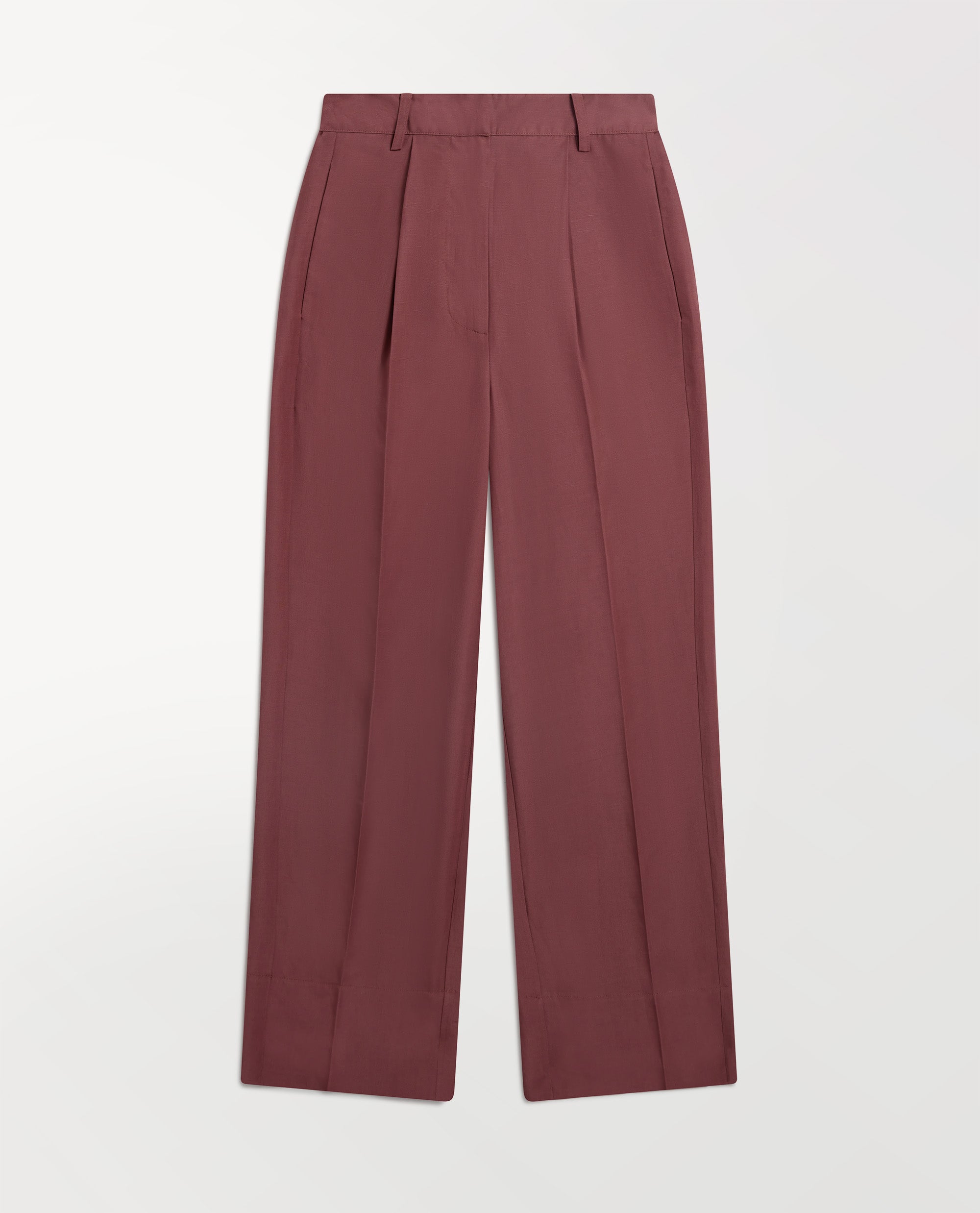Women's Future-Linen Wide-Leg Trouser - Smoky Lilac