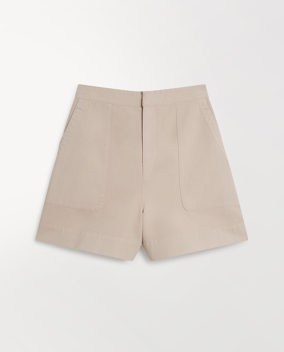 Women's Organic Denim Shorts - Ash