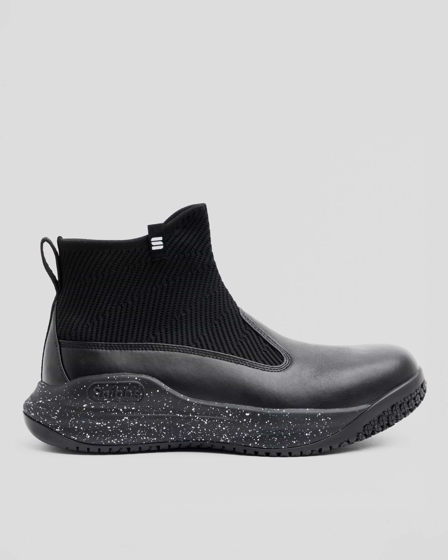Pro Black Speckle: Black Work Sneakers - Snibbs