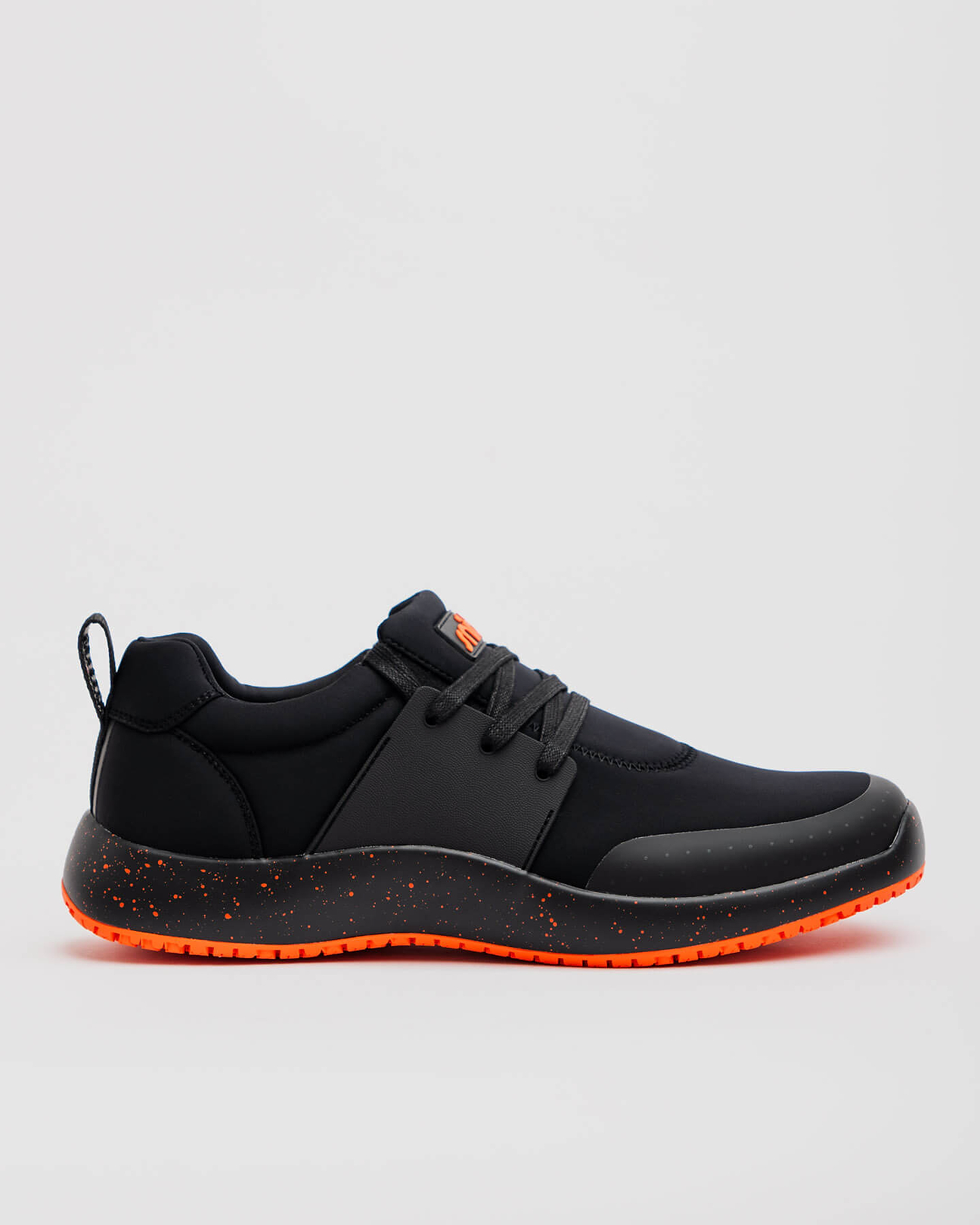 Spacecloud 2.0 Tangerine: Black Work Sneakers - Snibbs