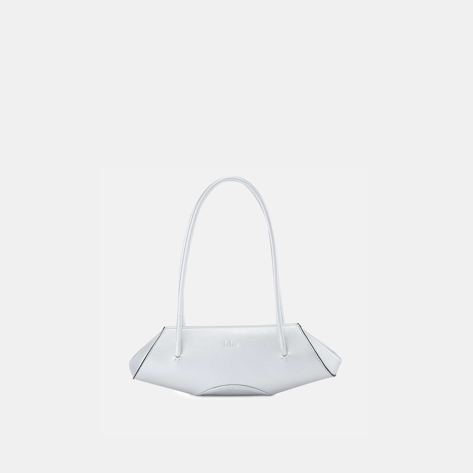 ELIZABETH BAGUETTE MINI METALLIC SILVER