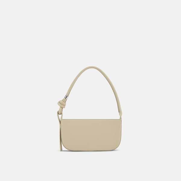 INA MINI POUCHETTE PEBBLE BONE