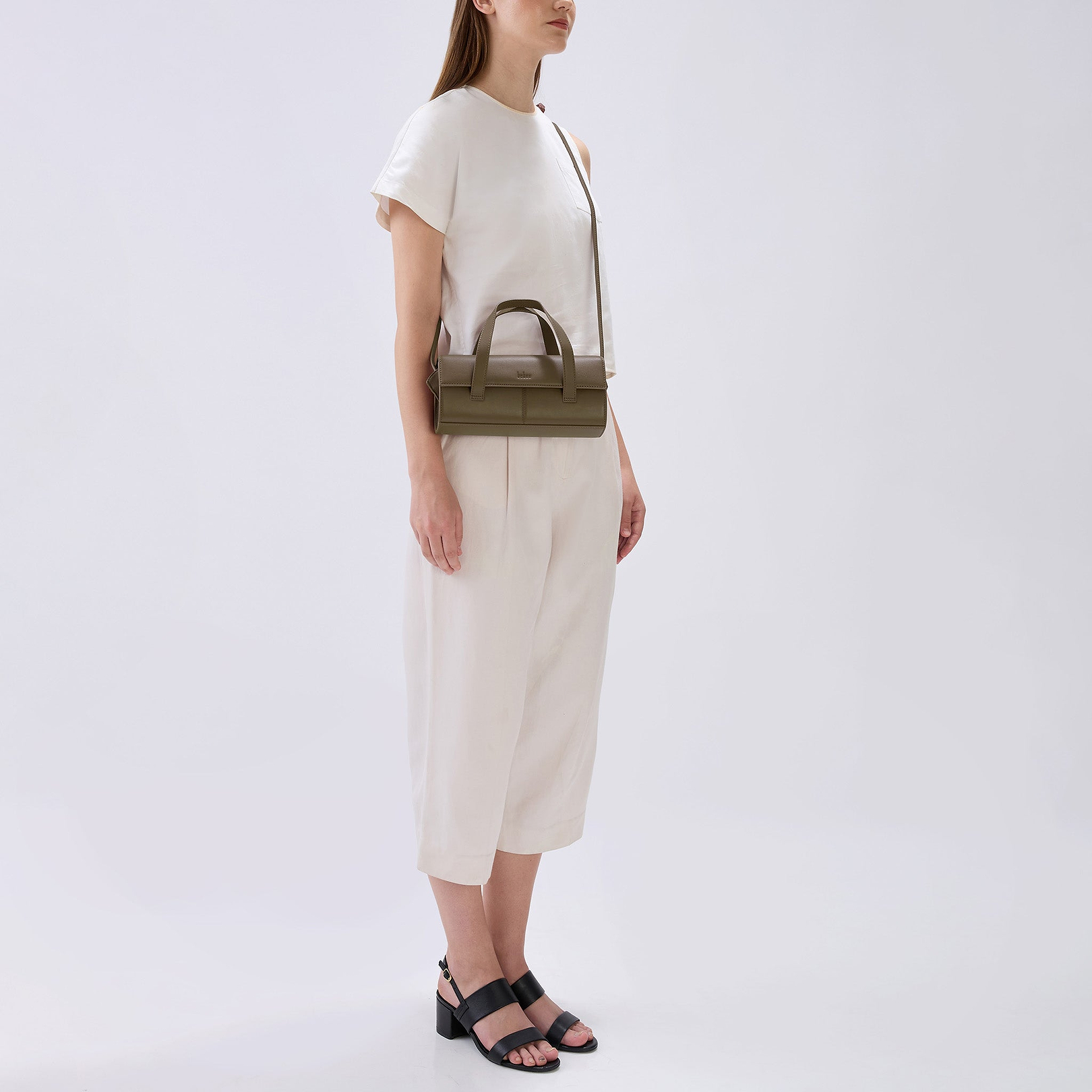 MICHELLE MINI CROSSBODY NAPPA WOOD
