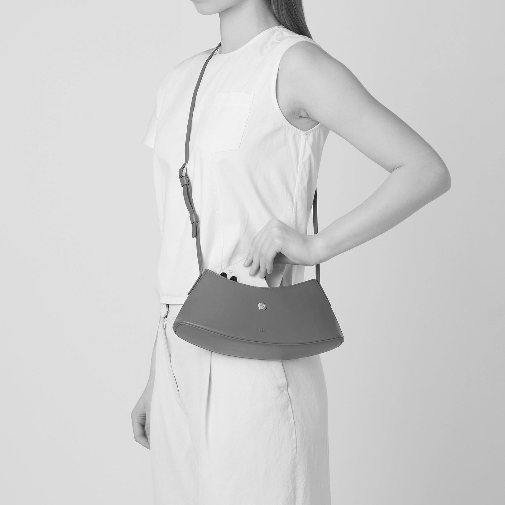 RUTH MINI CROSSBODY NAPPA ECRU