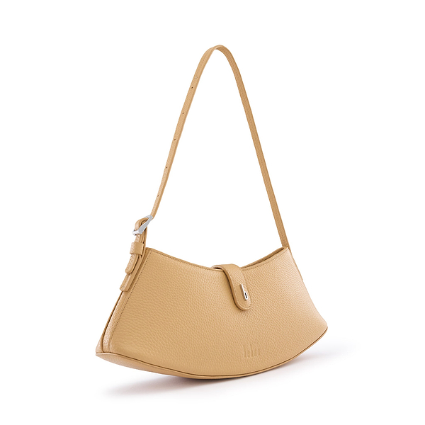 Ruth Mini Shoulder Bag Pebble Bisque | Handbags | behno New York