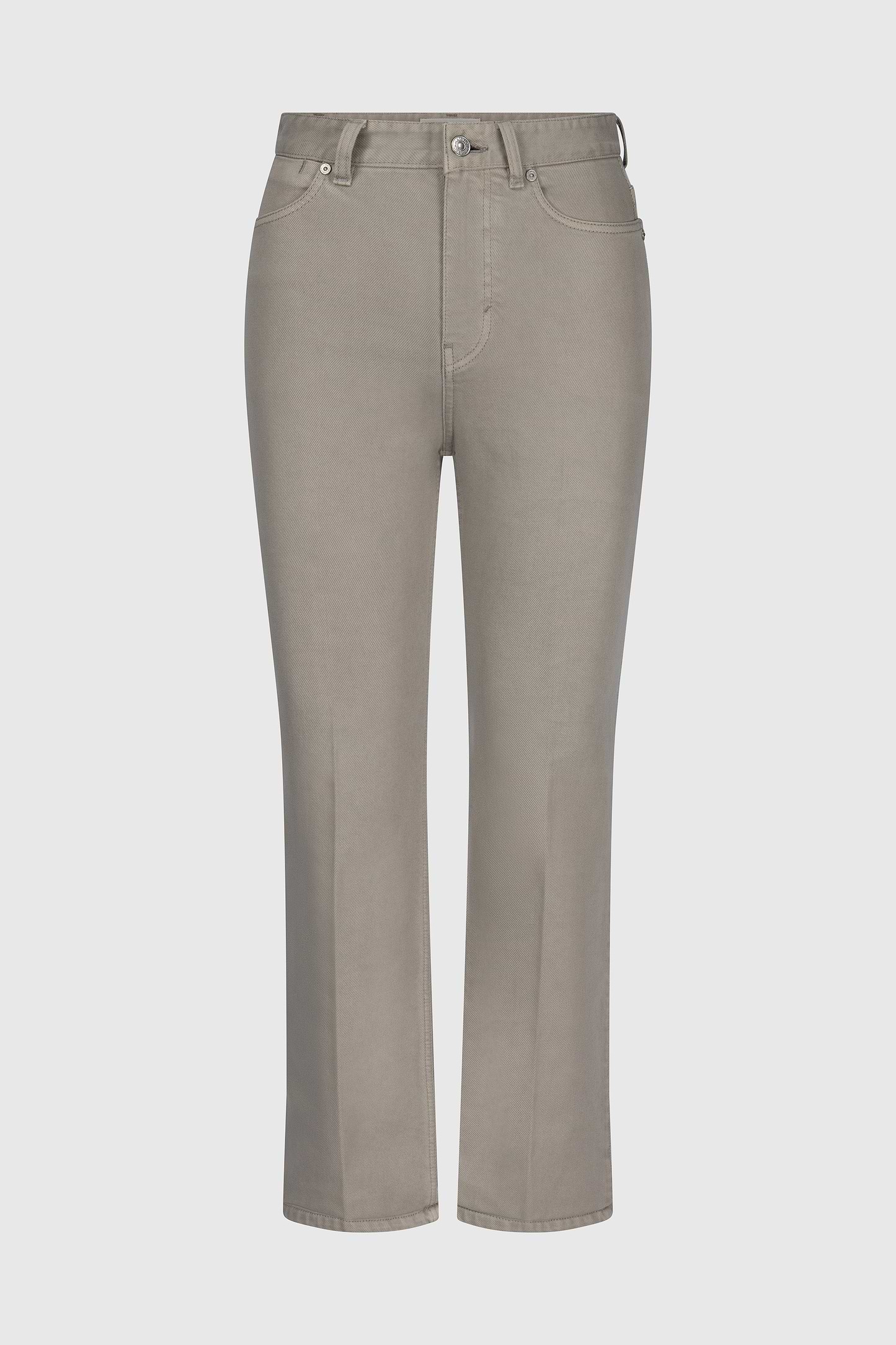 Berenice Cropped Jean In Light Grey
