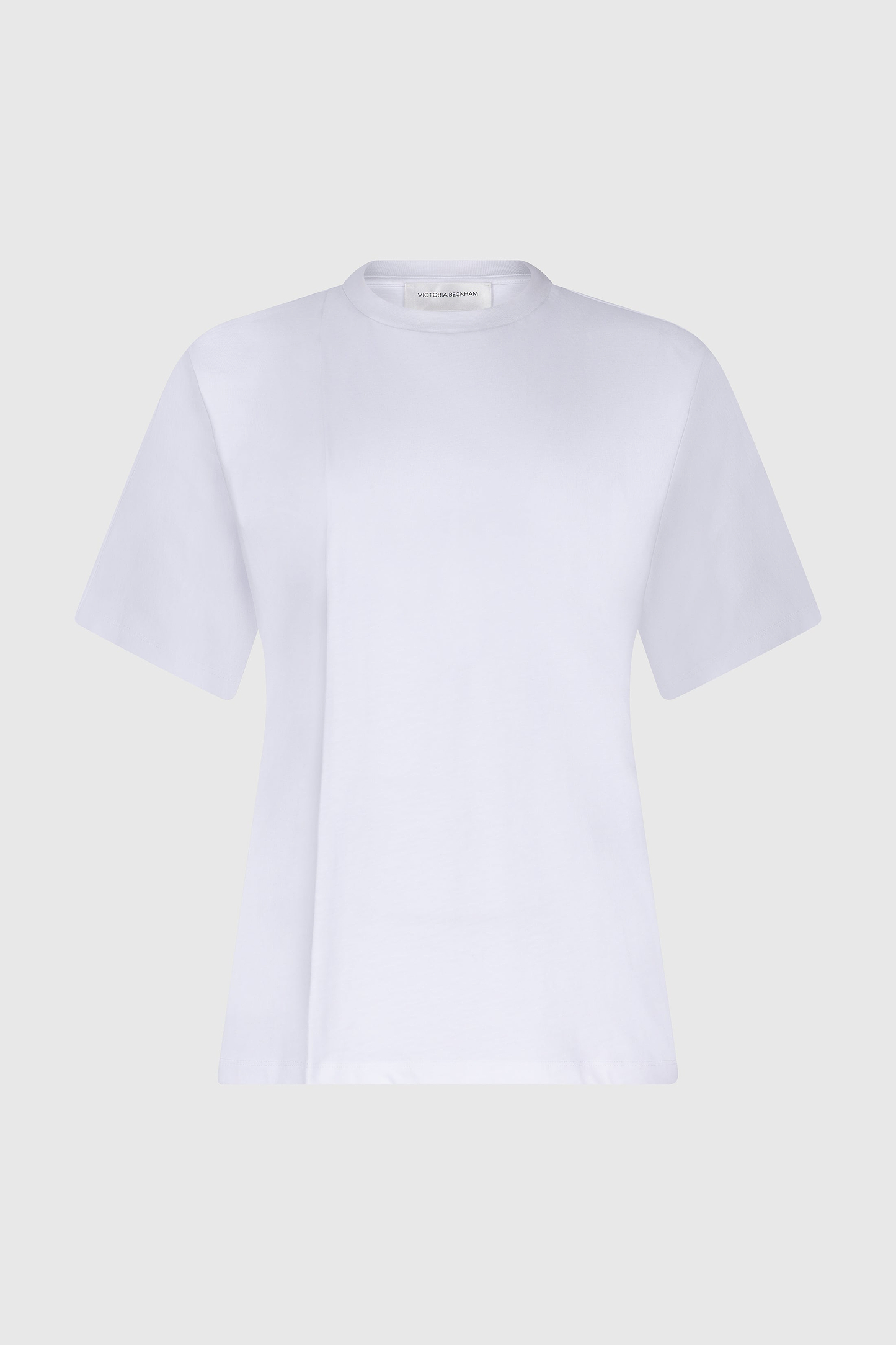 Pleated T-Shirt In White