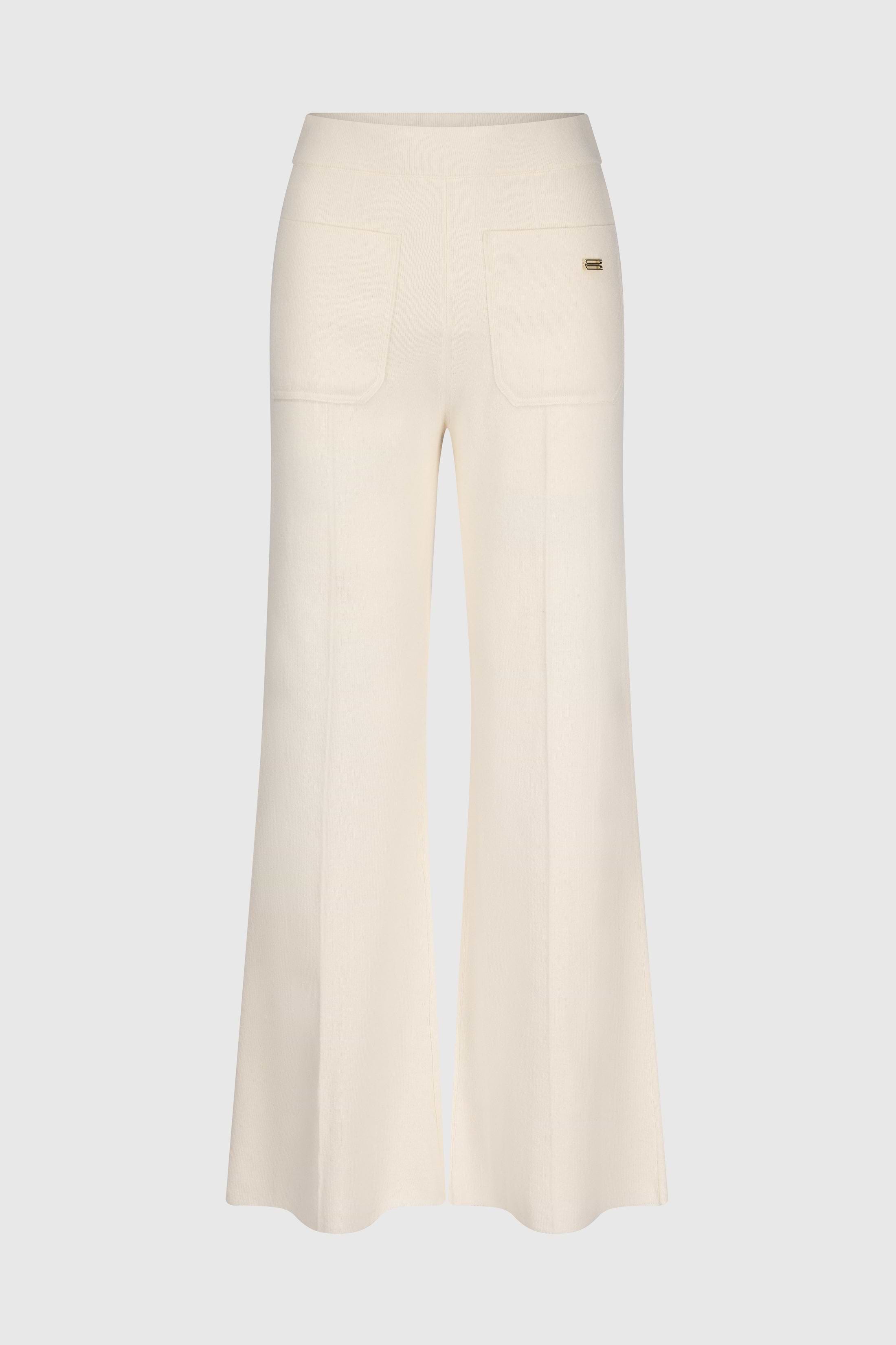 Alina Knitted Trouser In Ivory