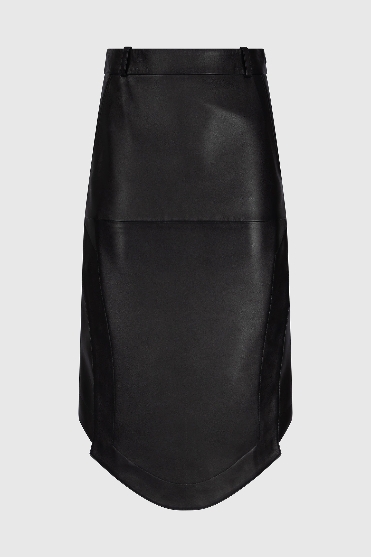 Leather Skirt In Black