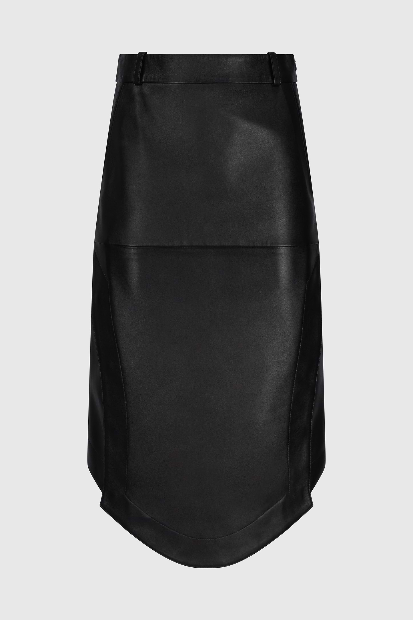 Leather Skirt In Black