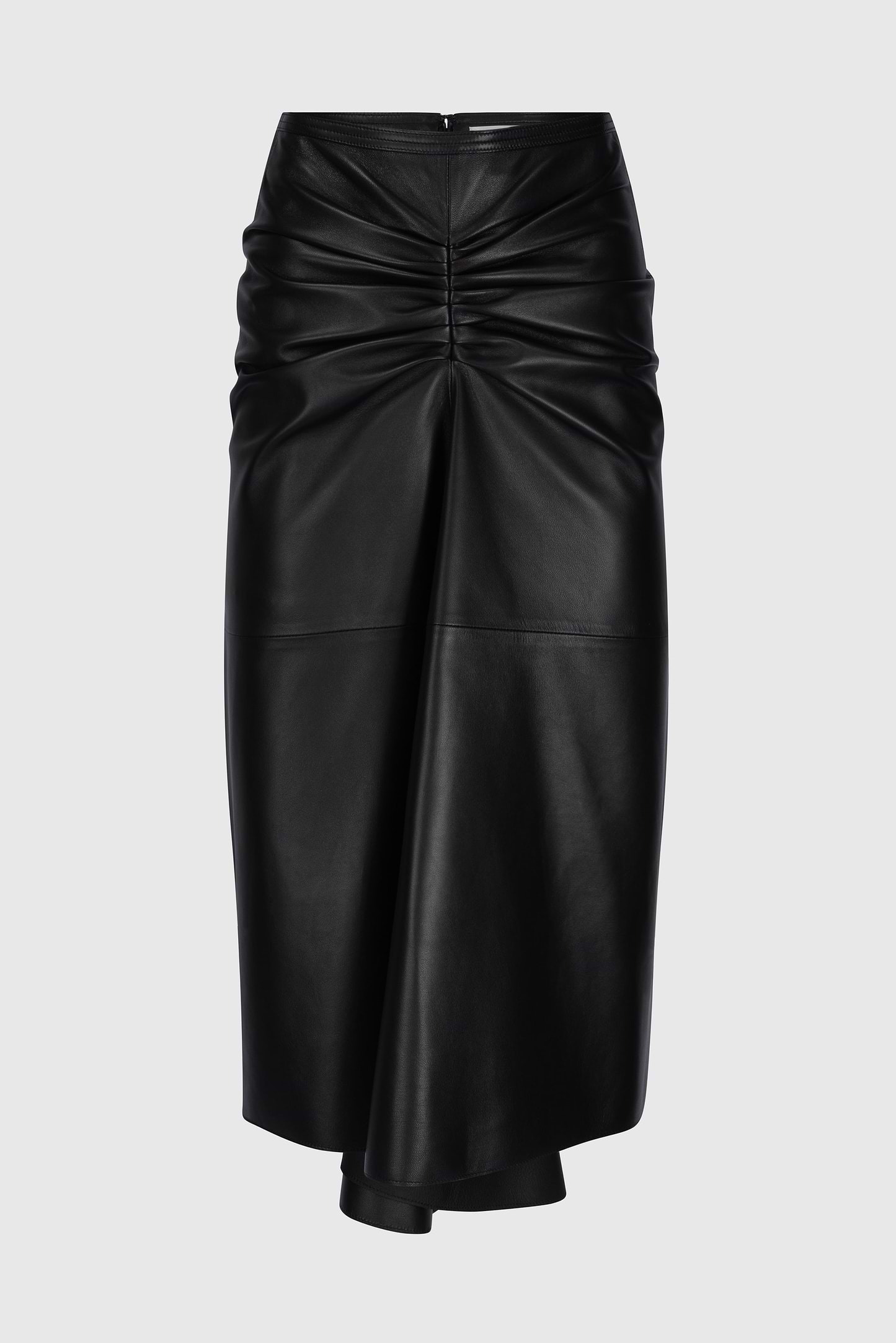 Leather Bela Skirt In Black