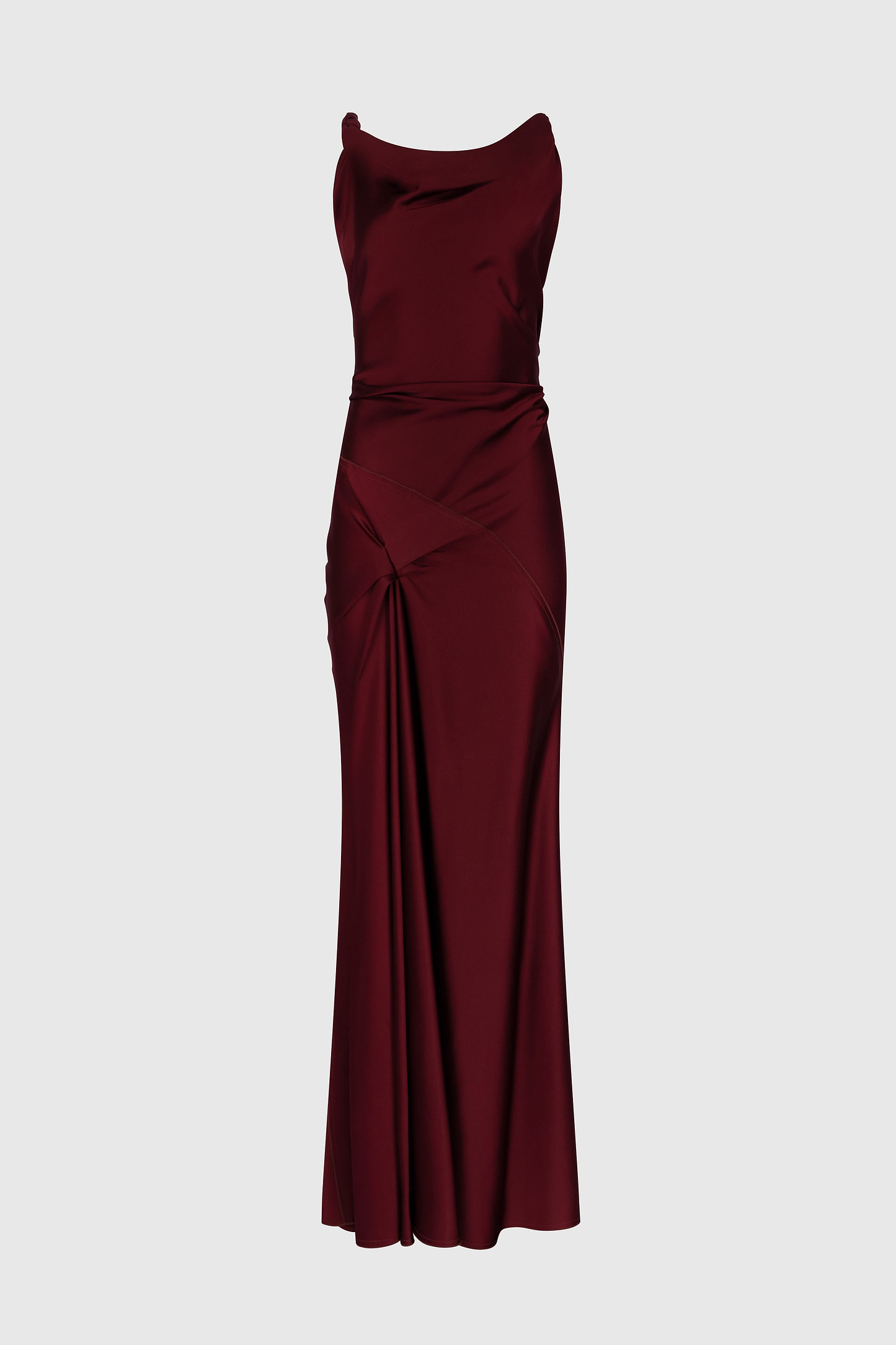 Posy Gown In Burgundy