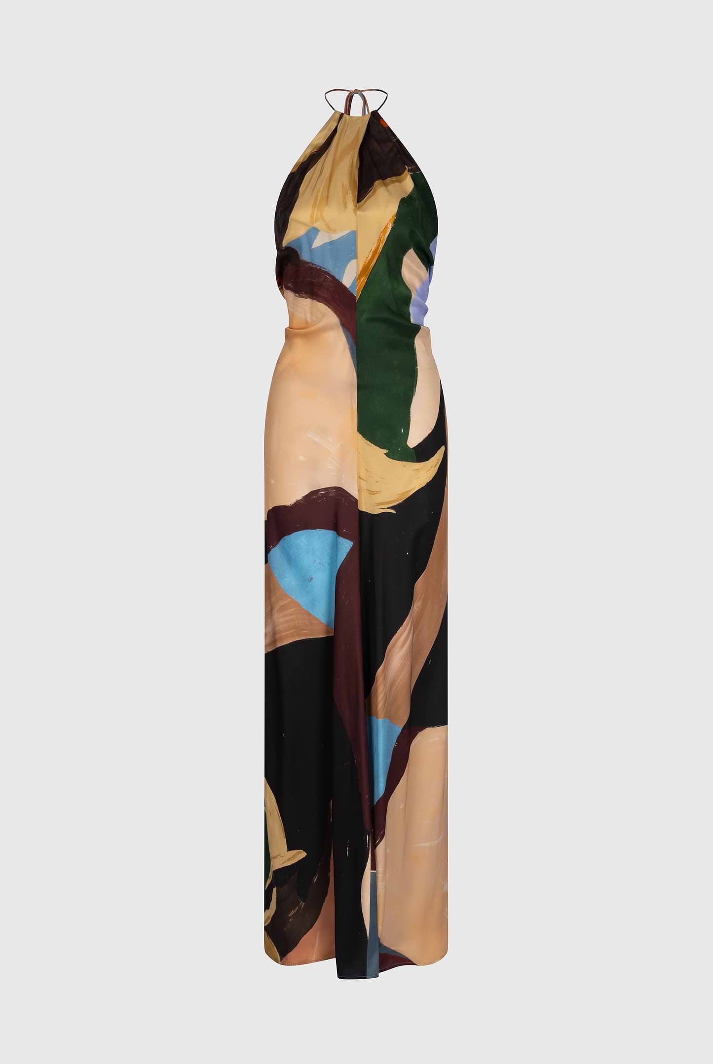 Halterneck Gown In Symphony Garden