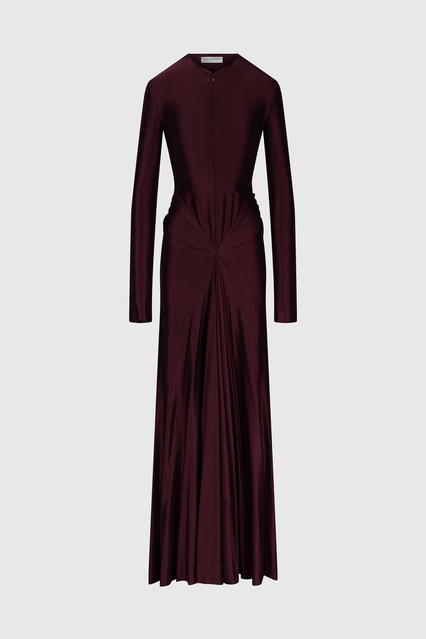 Aida Gown In Burgundy