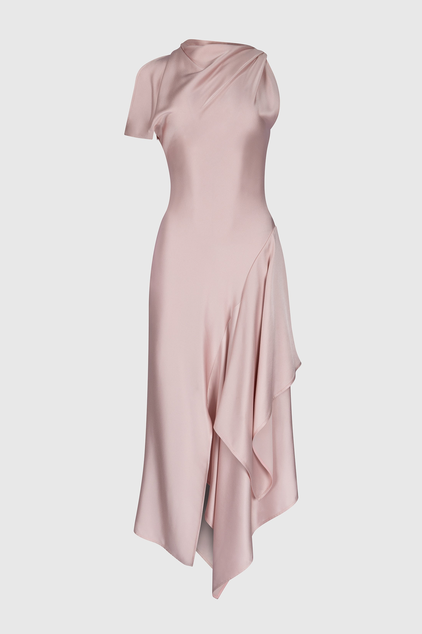 Daphne Midi Dress In Light Pink
