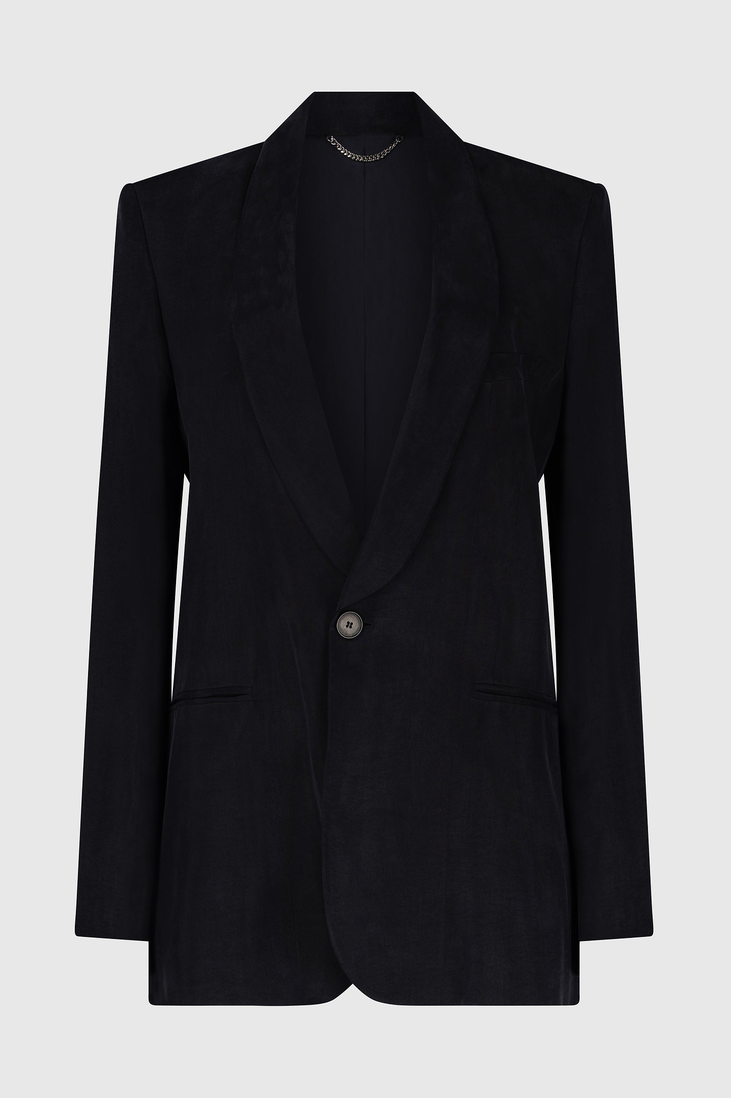 Shawl Collar Jacket In Navy