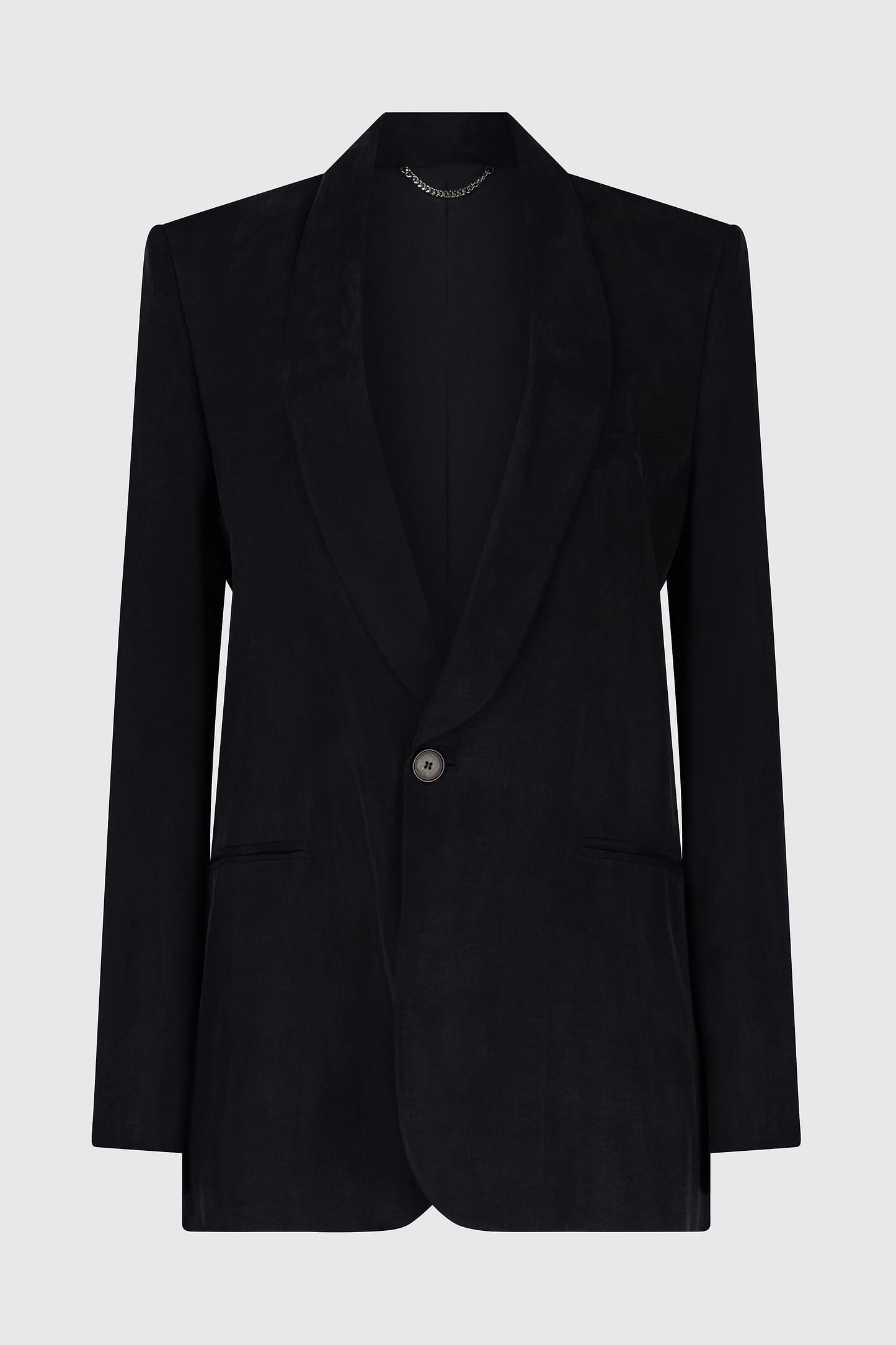 Shawl Collar Jacket In Navy