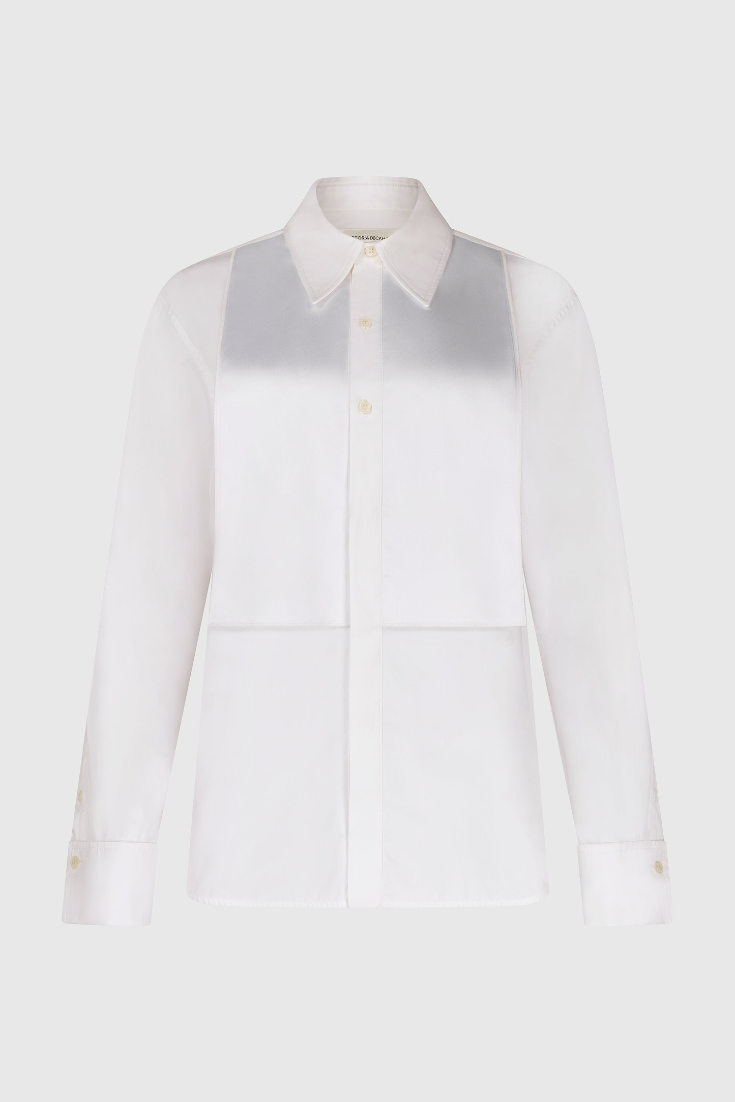 Tuxedo Bib Shirt In White