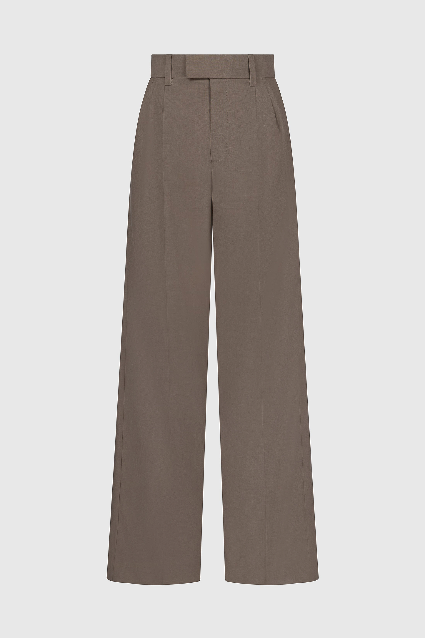 Pleated Trouser In Beige