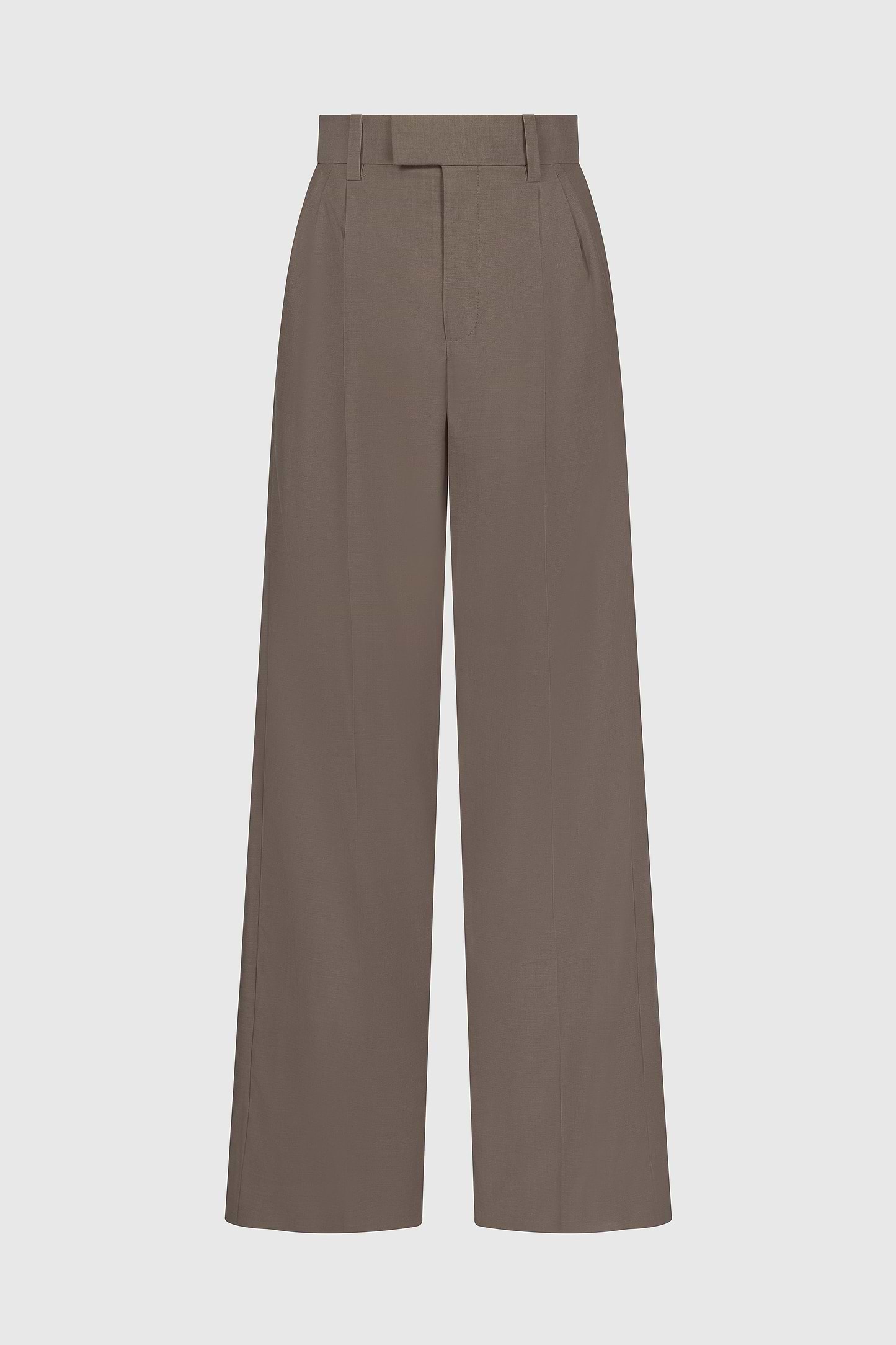 Pleated Trouser In Beige